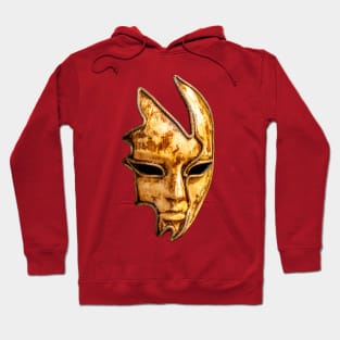 Carnival Mask in gold Hoodie